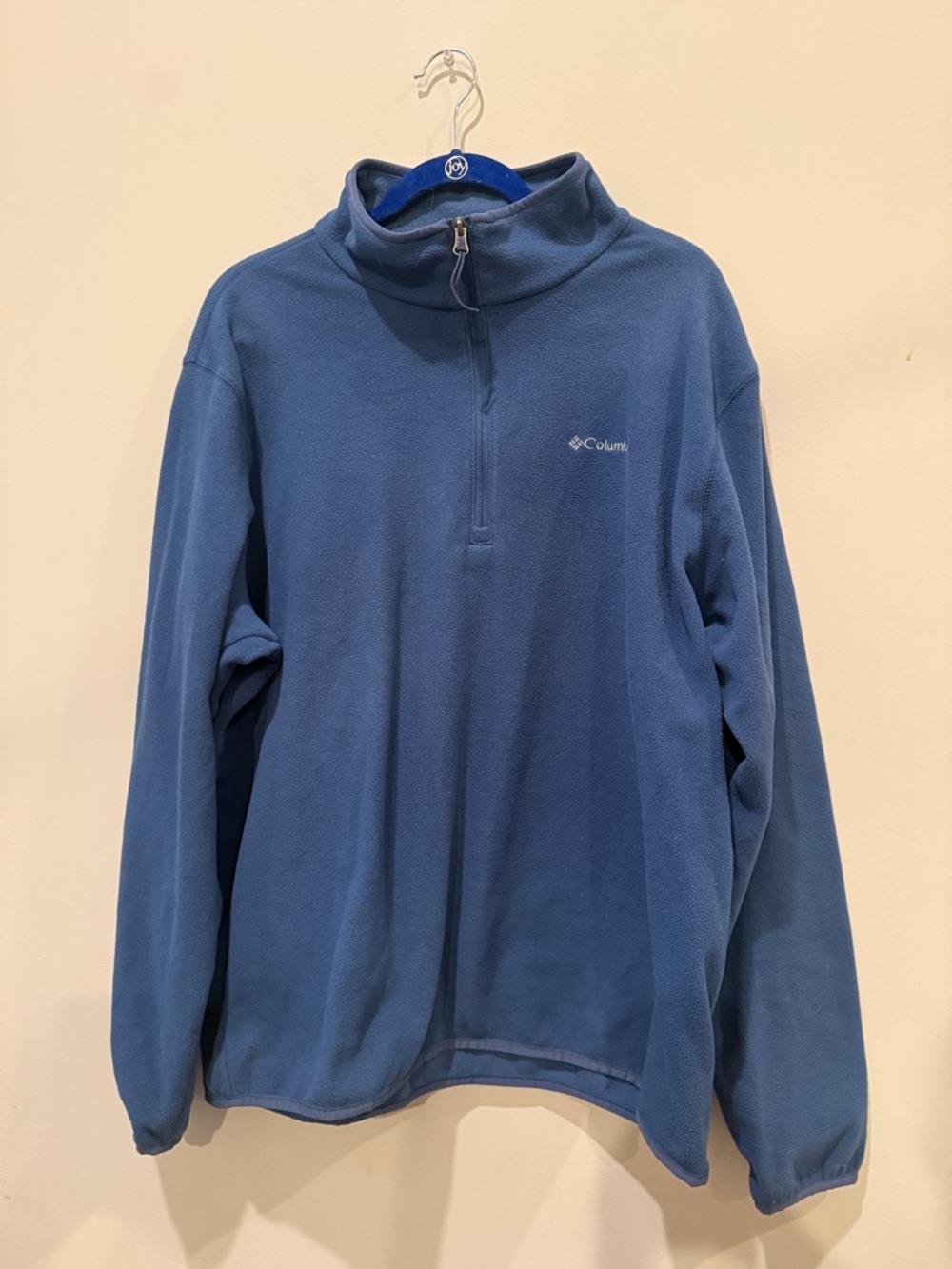 Columbia Slate Blue Quarter-Zip Fleece Pullover